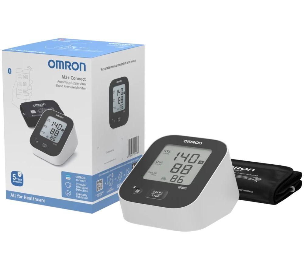OMRON M2 Connect Upper Arm Blood Pressure Monitor, Black