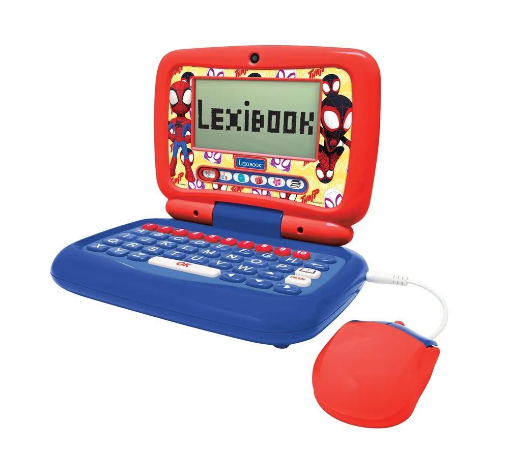 LEXIBOOK Bilingual French & English Educational Laptop - Spider-Man