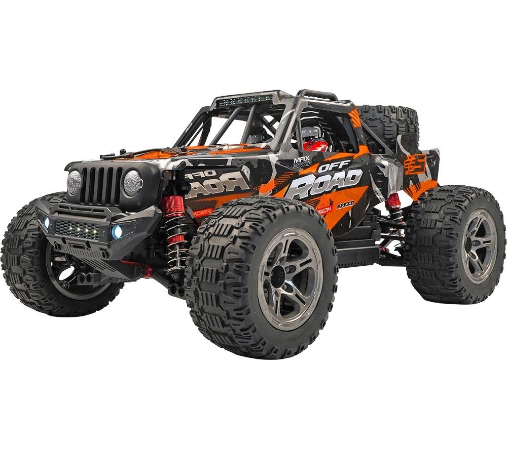 RCG 10-Series Remote Control Brushless Desert Truck - Orange, Orange