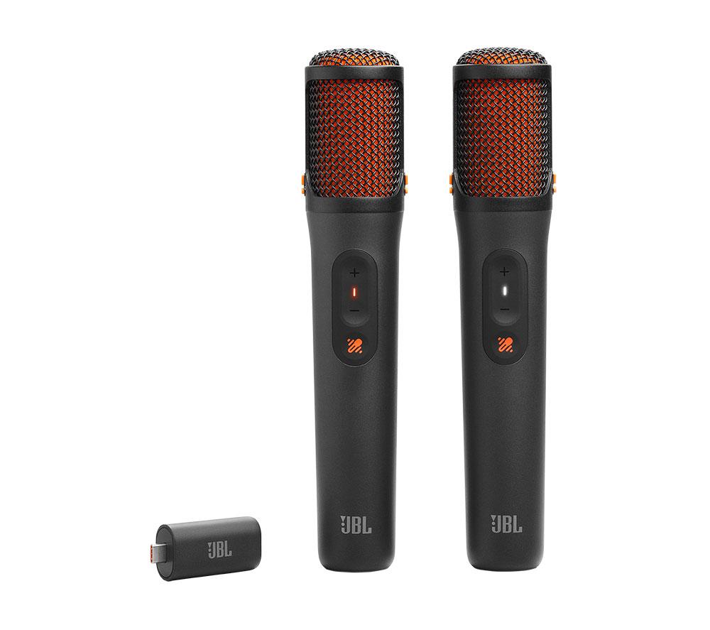 JBL EasySing Twin Wireless Mics - Black, Black