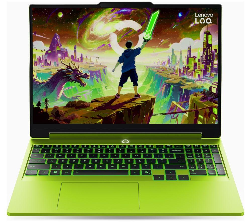 LENOVO LOQ 15.3" Gaming Laptop - AMD Ryzen™ 7, RTX 5050, 512 GB SSD, Green