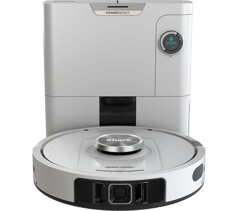 SHARK PowerDetect Self-Empty AV2820VEUKWH Robot Vacuum Cleaner - White, White