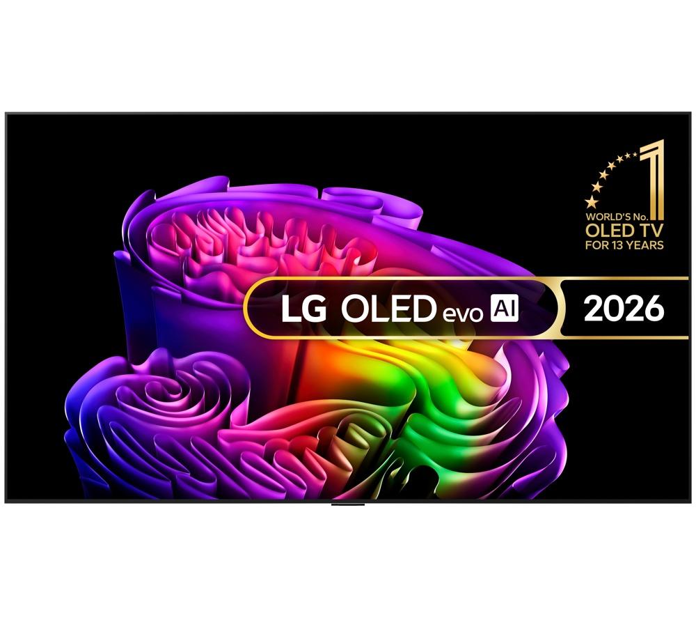 77" LG G6 OLED AI 4K HDR Smart TV 2026 (Wall Mount Version) - OLED77G64LW, Silver/Grey