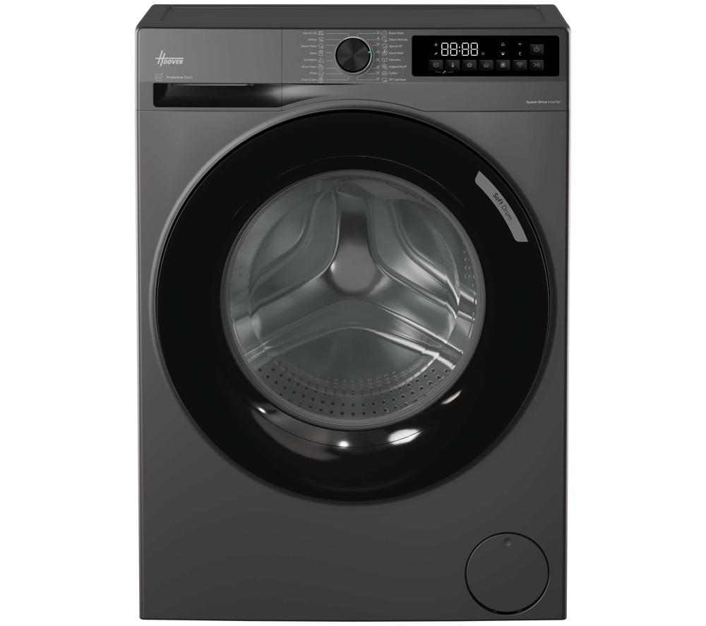 HOOVER Pro Wash Series 3 HBR 68SBL9G-80 WiFi-enabled 8 kg 1600 Spin Washing Machine - Graphite, Silver/Grey