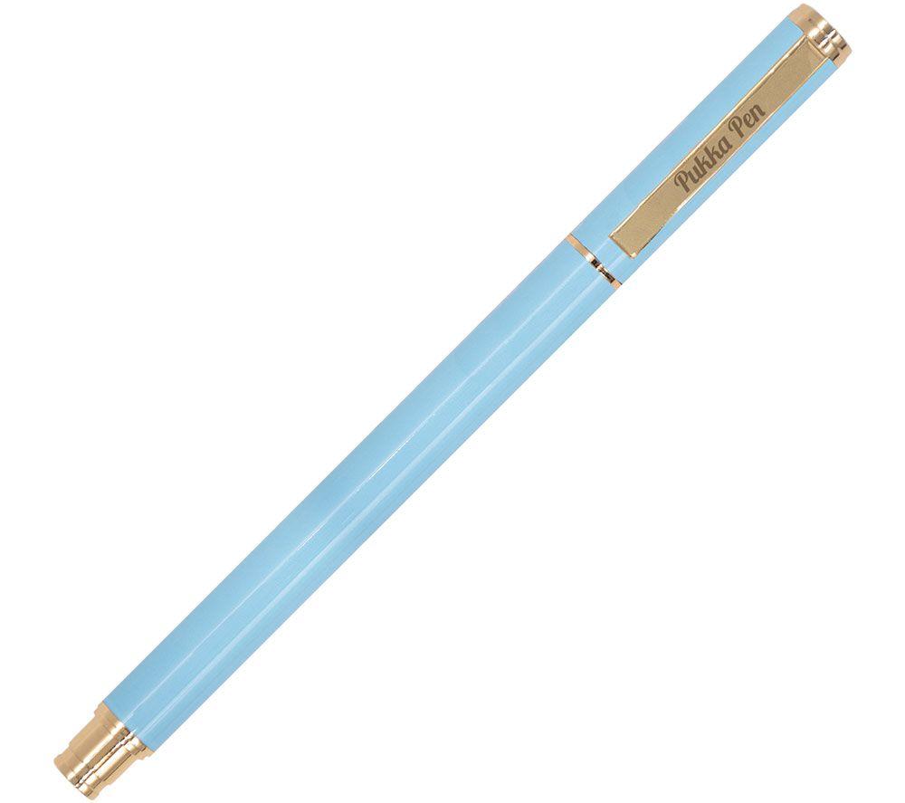 PUKKA Metal Gel Pen - Sky Blue