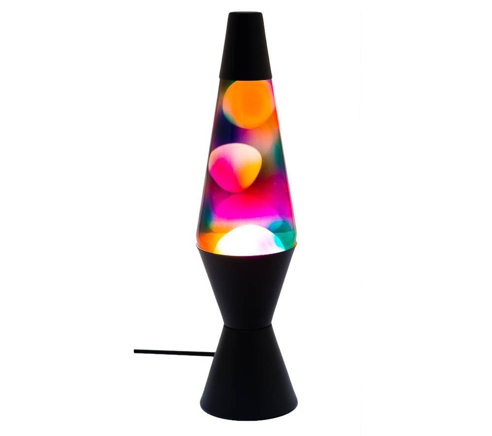 MENKIND Graffiti Lava Lamp - Multicolour, Orange,Black,White,Blue,Patterned