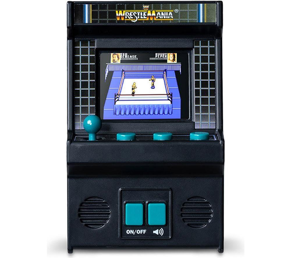 MENKIND Mini Classic WWE Portable Video Game, Black,Blue