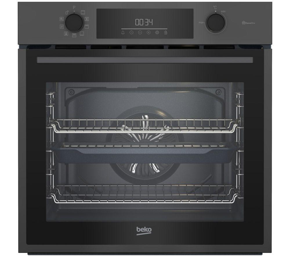 BEKO AeroPerfect BBIE12501WAP Electric Pyrolytic Single Smart Oven - Anthracite, Black