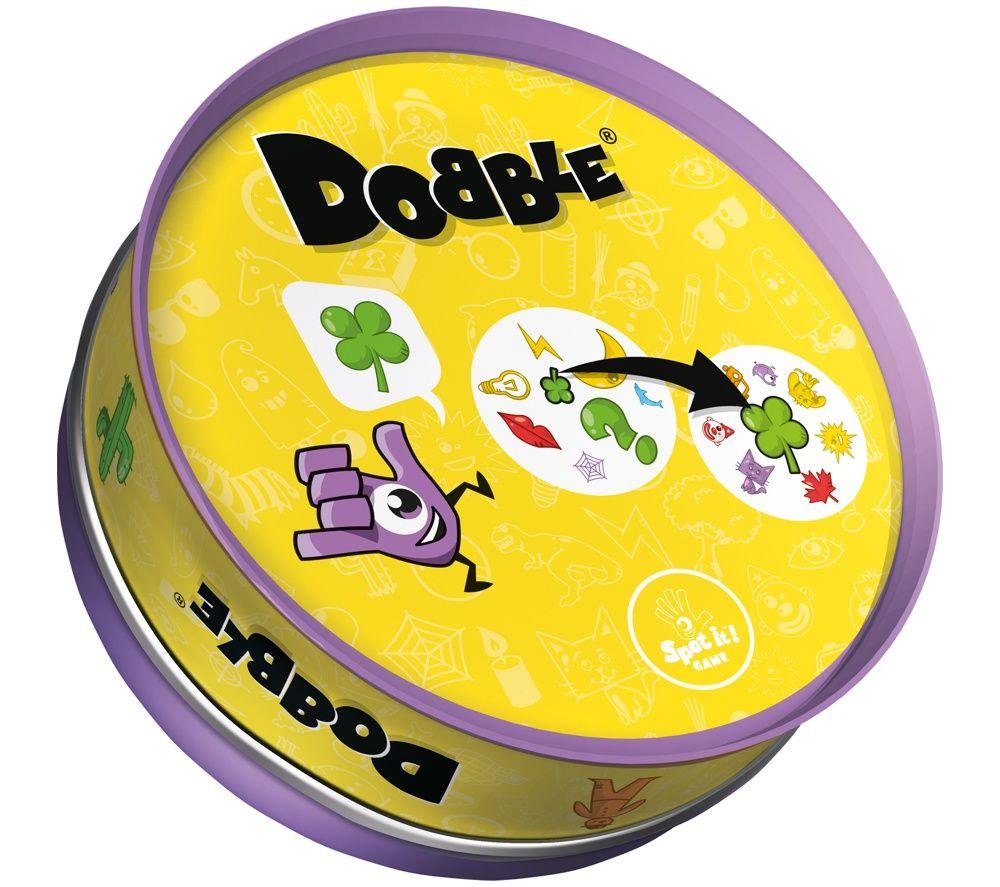 ASMODEE Dobble Classic Card Game, Yellow