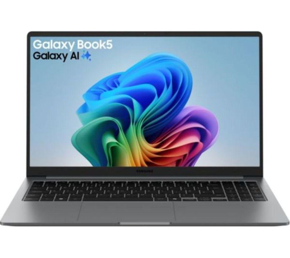 SAMSUNG Galaxy Book5 15.6" Laptop - Intel®Core Ultra 5, 512 GB SSD, Grey, Silver/Grey