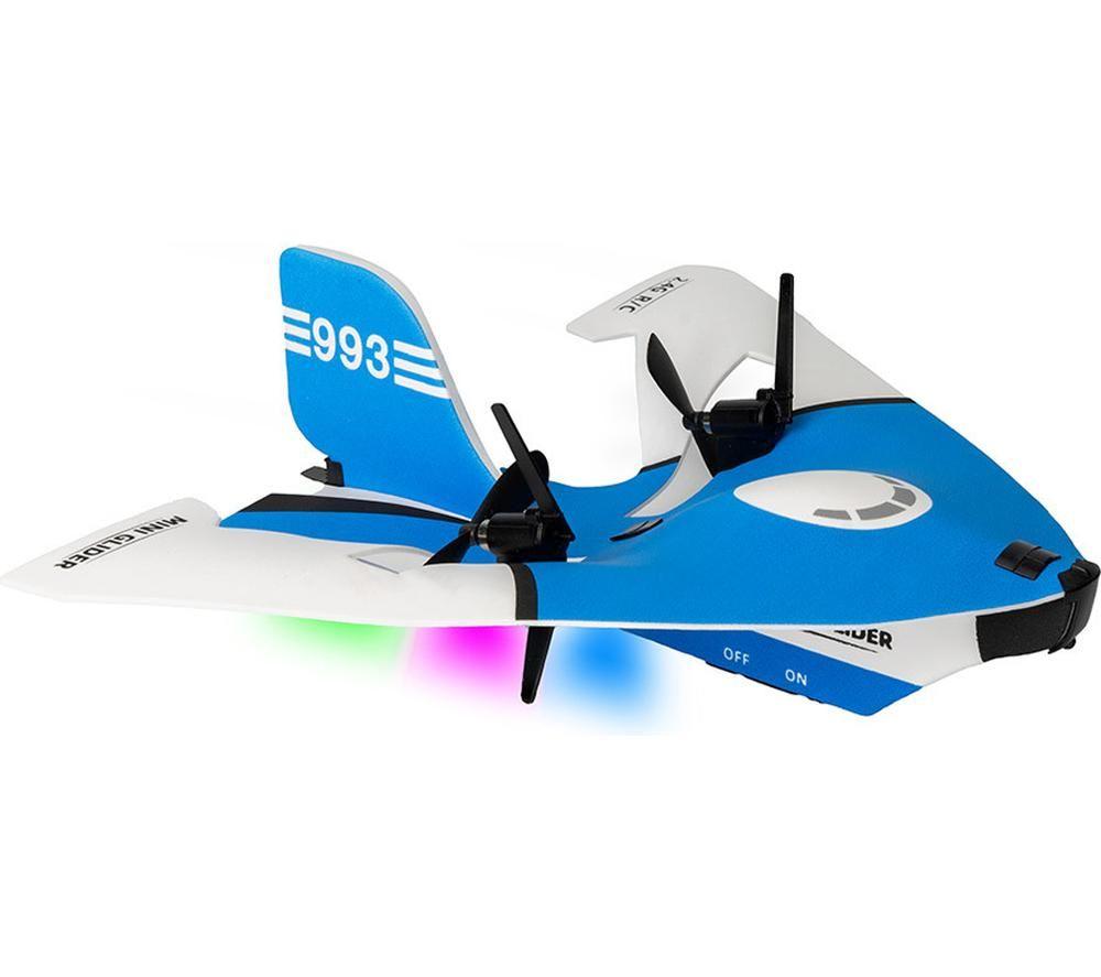 MENKIND RED5 Remote Control Stunt Plane, White,Blue
