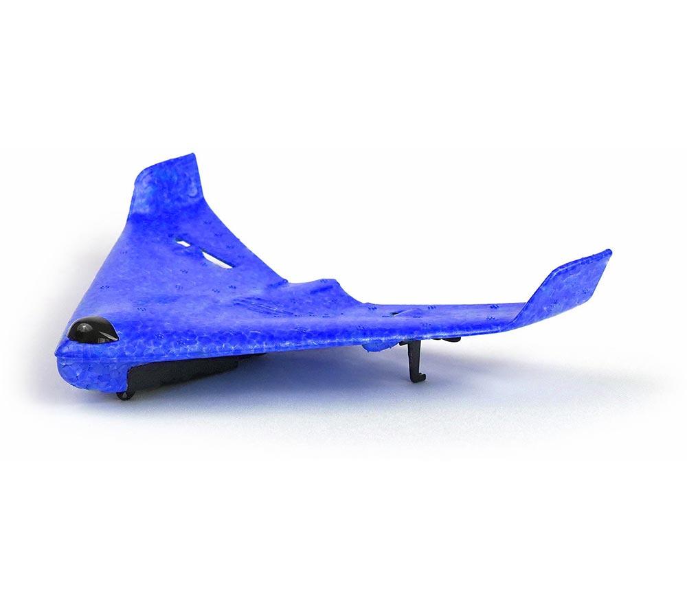 RCG Racing ZY325 Stealth Mini Remote Control Flying-Wing Plane - Blue, Blue