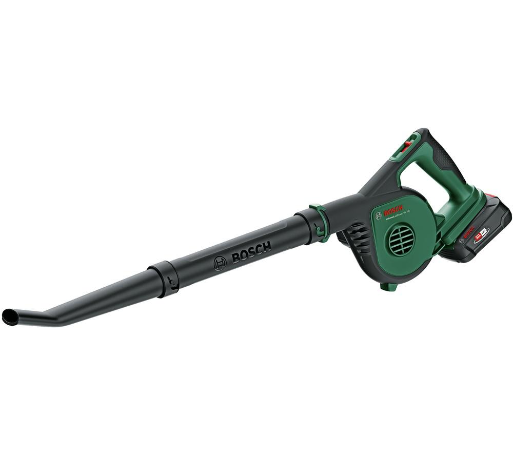 BOSCH Universal 18-130V Cordless Leaf Blower with 1 Battery - Green & Black, Green