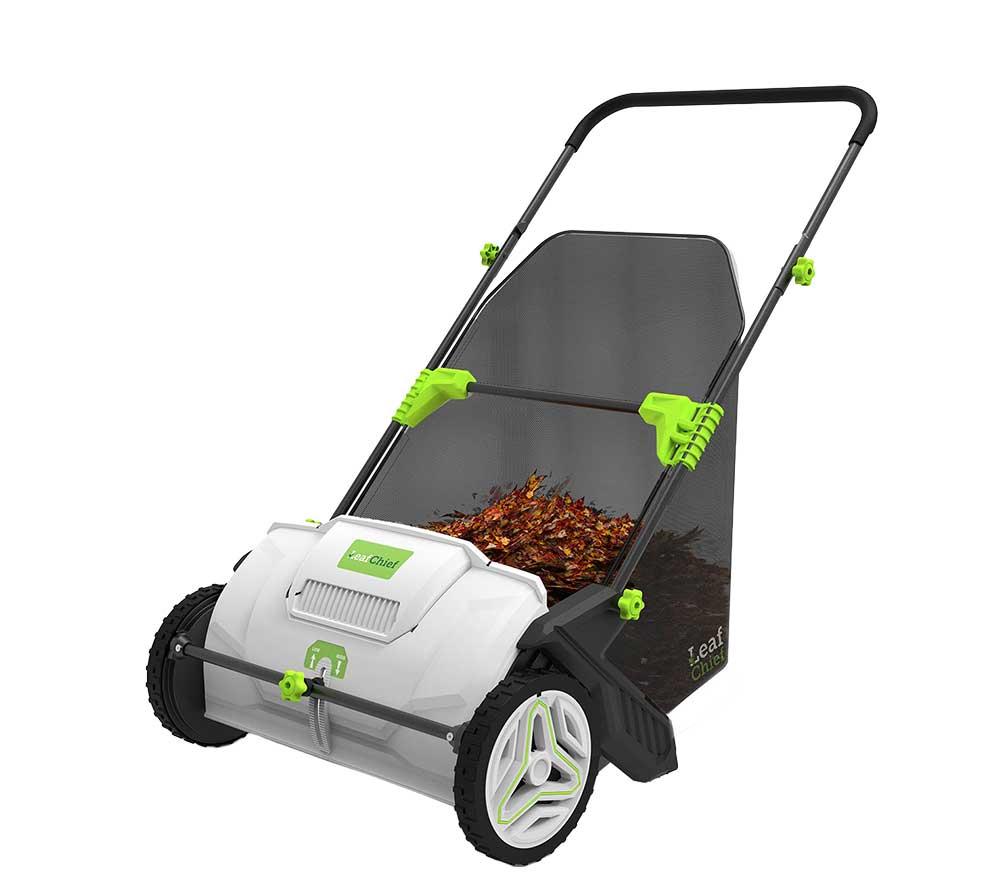GARDEN FORCE Leaf Chief - Green, Grey & Black, Black,Green,Silver/Grey