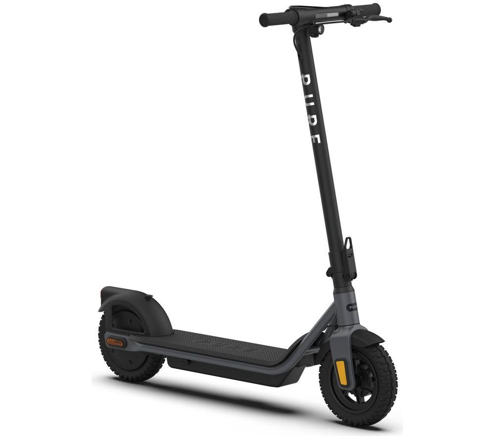 PURE ELECTRIC Pure Air6 Foldable Electric Scooter - Metallic Grey, Silver/Grey