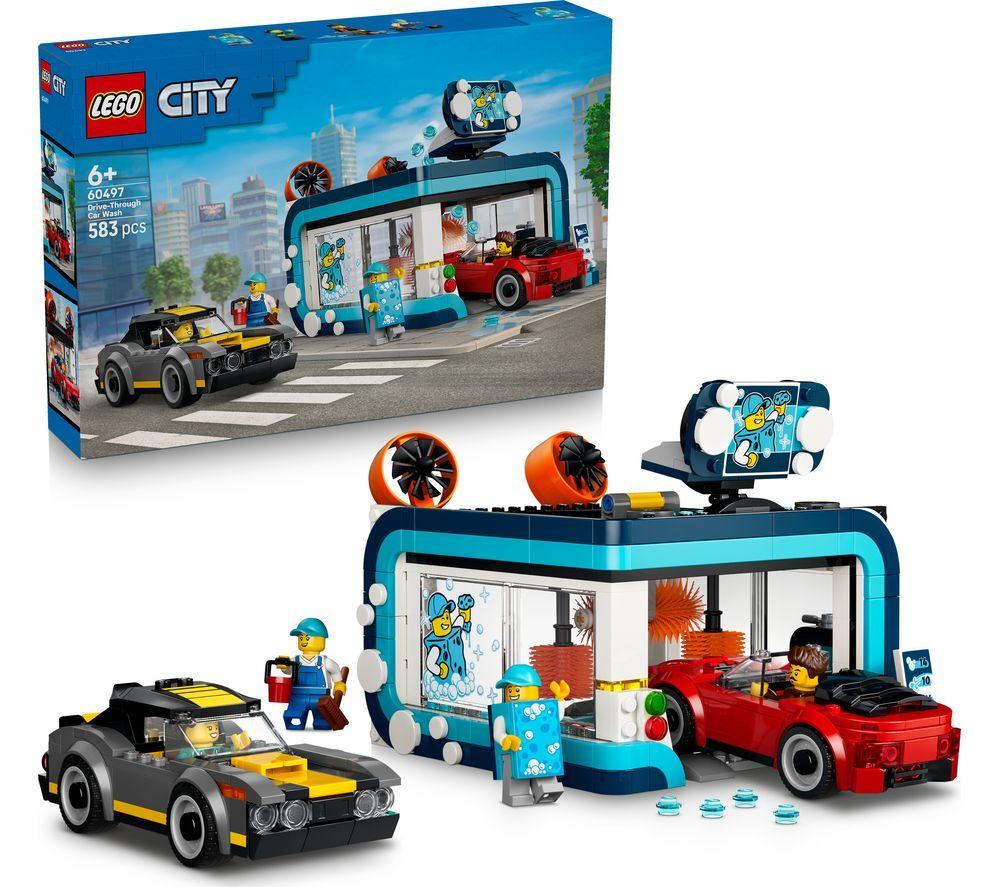 LEGO City 60497 Drive-Through Car Wash Set