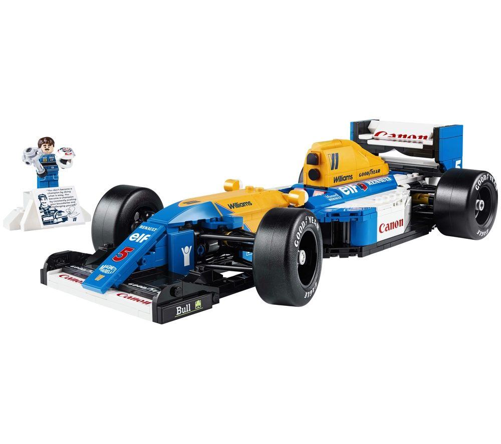 LEGO Icons 10353 Williams Racing FW14B & Nigel Mansell Construction Toy Set