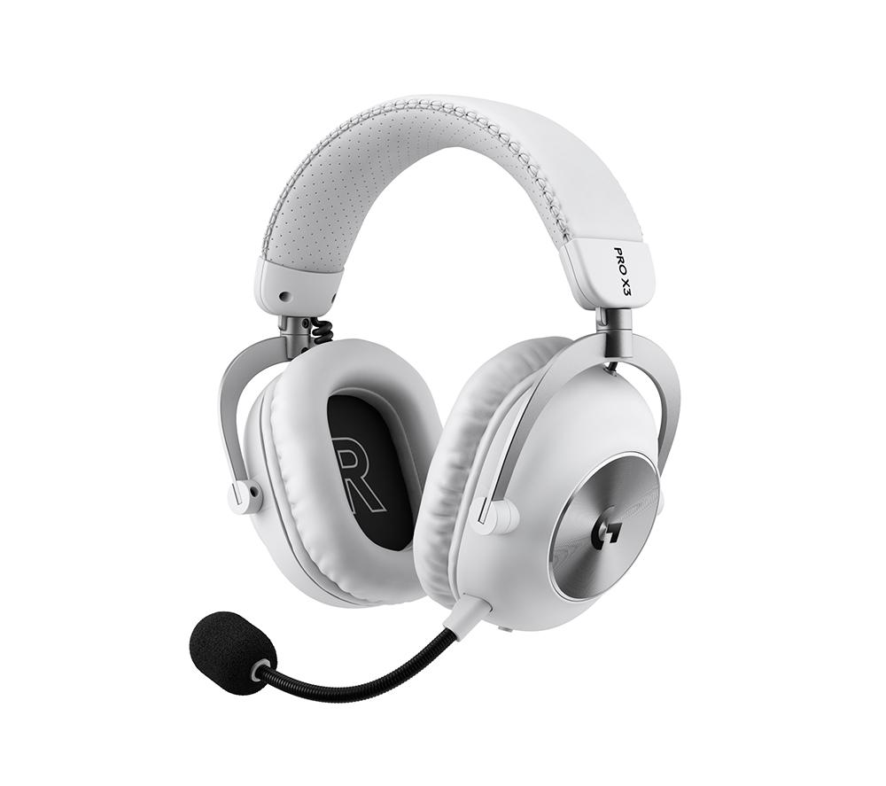 LOGITECH PRO X3 LIGHTSPEED Wireless Gaming Headset - White, White