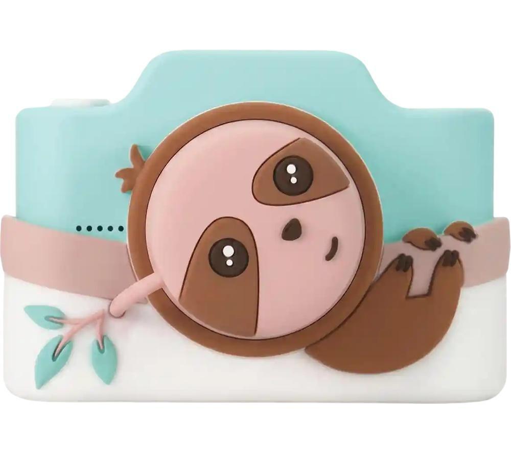 KIIMENTO Zippy the Sloth Kids' Digital Camera - Green, Brown & White