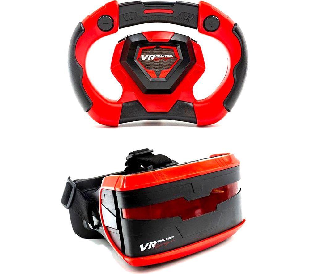 MENKIND 76449 Real Feel Racing Mobile VR Headset, Black,Red