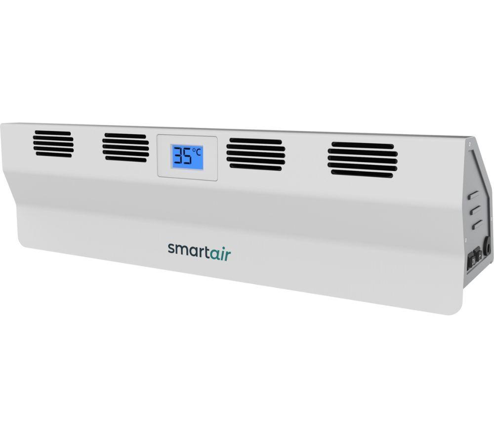 SMARTAIR Boost Portable Fan Heater - White, White