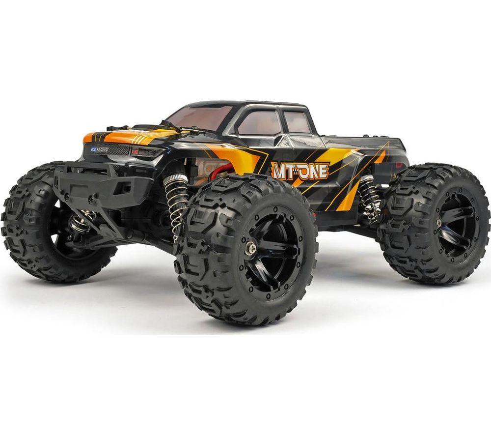 RCG MT-one Remote Control Brushless Monster Truck - Black, Black