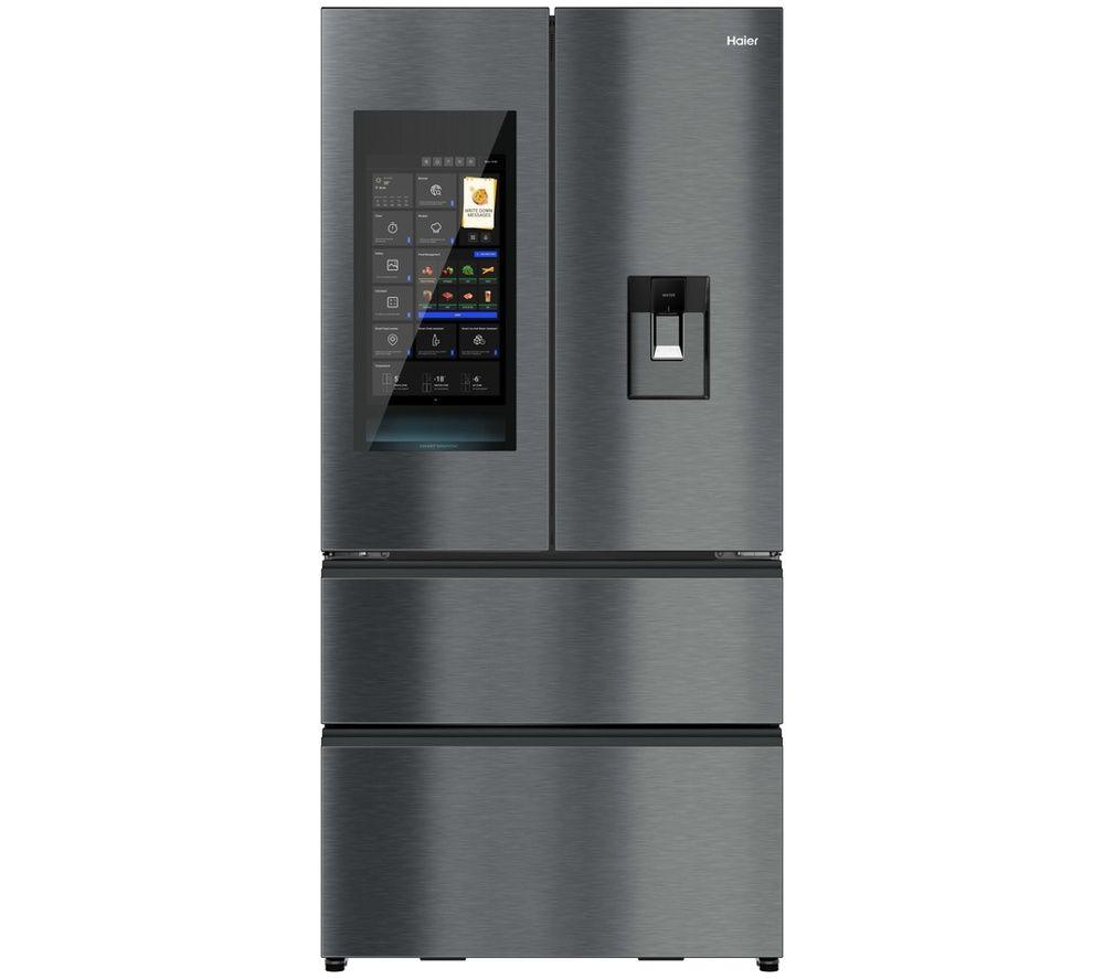 HAIER Series 9 HFW99F19ESSB American-Style Smart Fridge Freezer - Iconic Black, Silver/Grey,Black