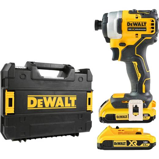 DeWalt DCF809 18V XR Brushless Cordless Impact Driver 2 x 2.0Ah