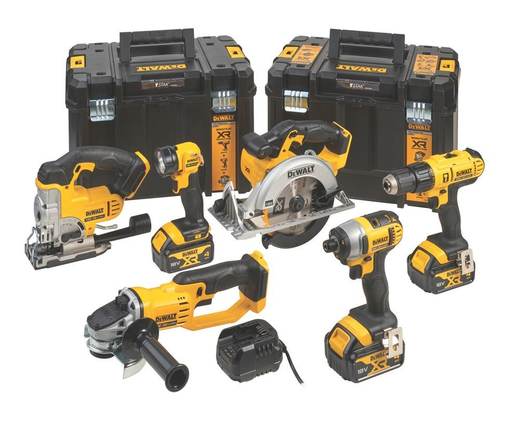 DEWALT DCK677M3T-GB 18V 3 x 4.0Ah Li-Ion XR Cordless 6 Piece Kit