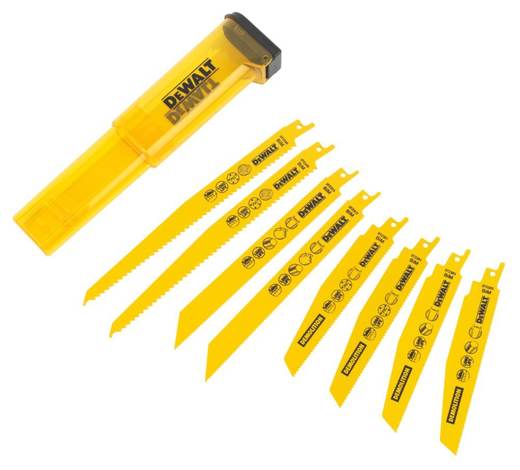 DEWALT DT2442-QZ Multi-Material Reciprocating Saw Blade Set 8 Pieces