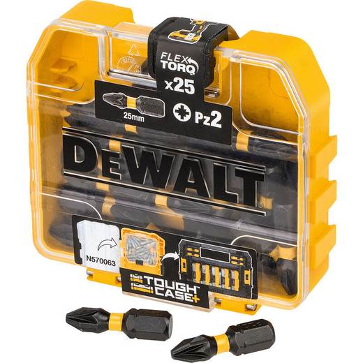 DeWalt Impact Torsion Screwdriver Bits PZ2 x 25mm