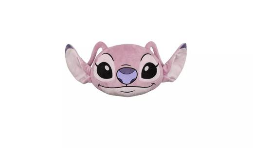 Disney Angel Shaped Cushion - Pink - 25x30cm