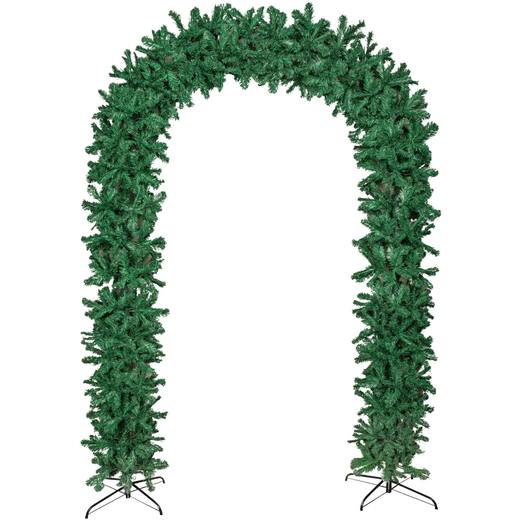 Double Door Artificial Christmas Tree Arch with 1296