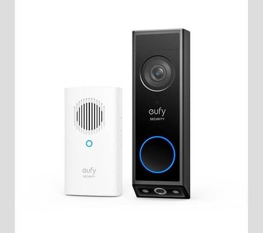 EUFY E340 2K Dual Camera Smart Video Doorbell with Chime - 8 GB