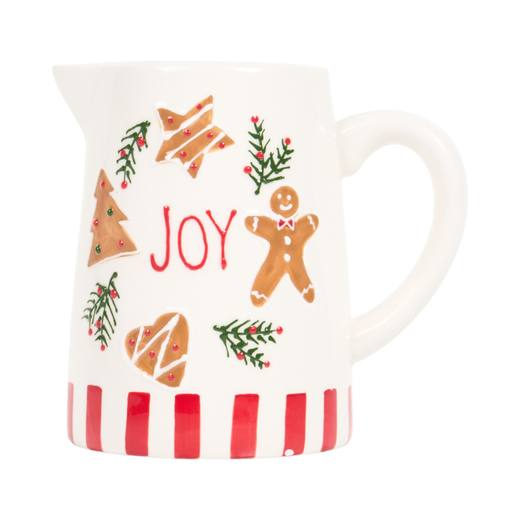 Festive Stone Gingerbread Jug