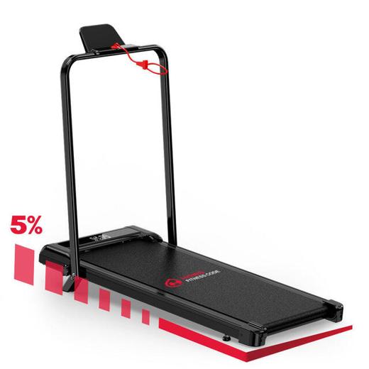 Folding Walking Treadmill Z3, 1-6km/h, 5% Incline, Quiet Brushless Motor