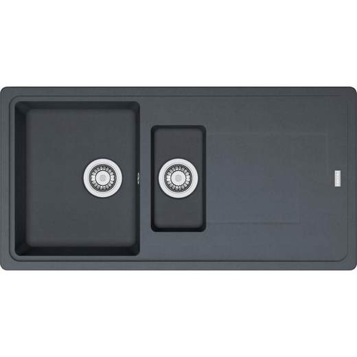 Franke Titan Reversible Composite Kitchen Sink & Drainer 1.5 Bowl Graphite