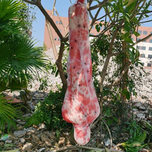 Halloween Corpse Suspension Decoration - Red