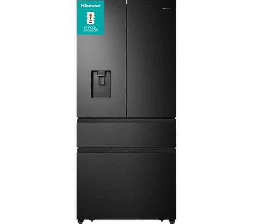 HISENSE PureFlat RF540N4WFE Fridge Freezer - Black Stainless Steel