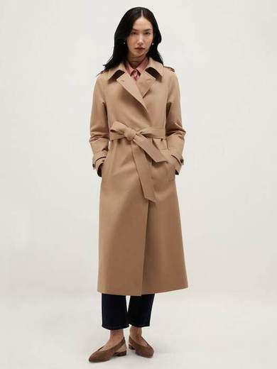 Hobbs Livia Shower Resistant Trench Coat, Tan