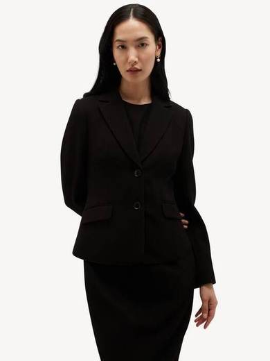 Hobbs Petite Lea Blazer, Black