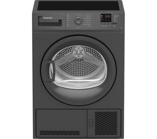 HOTPOINT C HD C92 GGGD UK 9 kg Condenser Tumble Dryer - Graphite