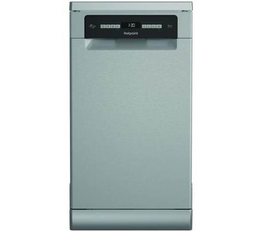 HOTPOINT HP6FA10BS7A0XUK Slimline Dishwasher - Stainless Steel