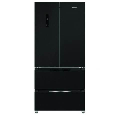 HOTPOINT VitalCare HPG2 6513 XK5E American-Style Fridge Freezer - Black