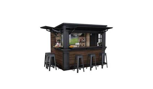 Keter Signature Outdoor Garden Bar - 7.61 x 6.89 ft