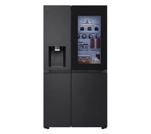 LG InstaView GSXE80EVBE American Style Smart Fridge Freezer – Essence Black Steel
