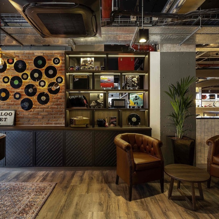 Hotel public area, not the selected bedroom