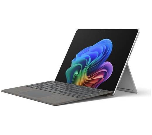 MICROSOFT Surface Pro 13", Copilot+ PC with keyboard - Snapdragon X2 Plus, 256 GB SSD, Platinum