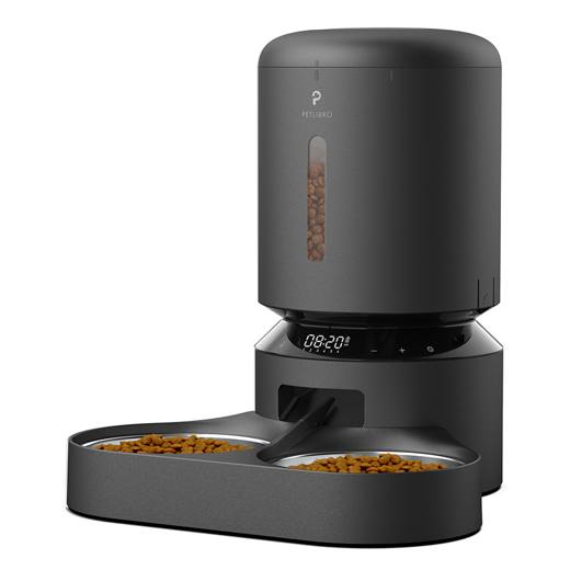 PetLibro Dual Granary Automatic Cat and Dog Food Tray Feeder Black 5 Litre