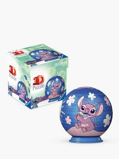 Ravensburger Stitch, Angel and Scrump 3D Jigsaw Puzzle, 54 Pieces
